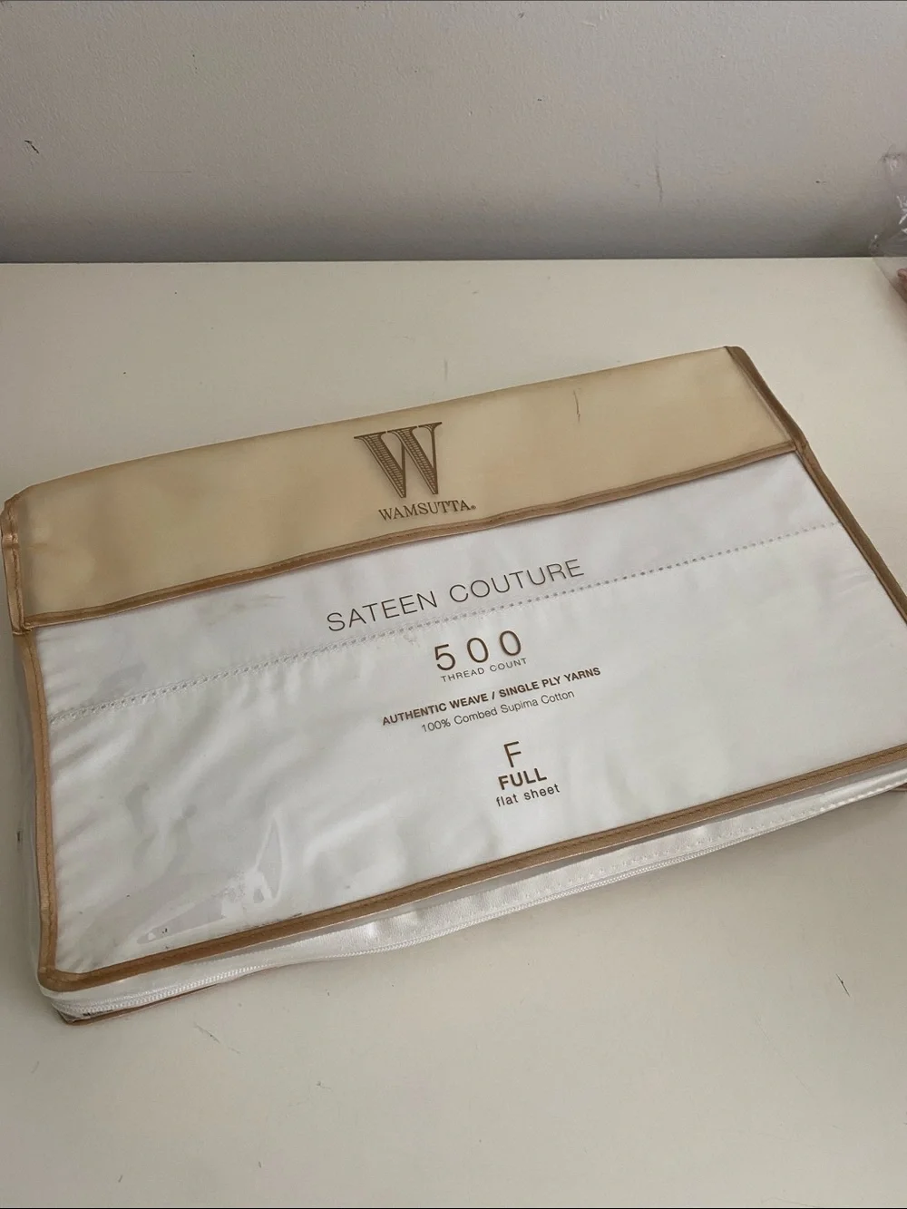 Wamsutta Sateen Couture 500 Thread Count Full Flat Sheet